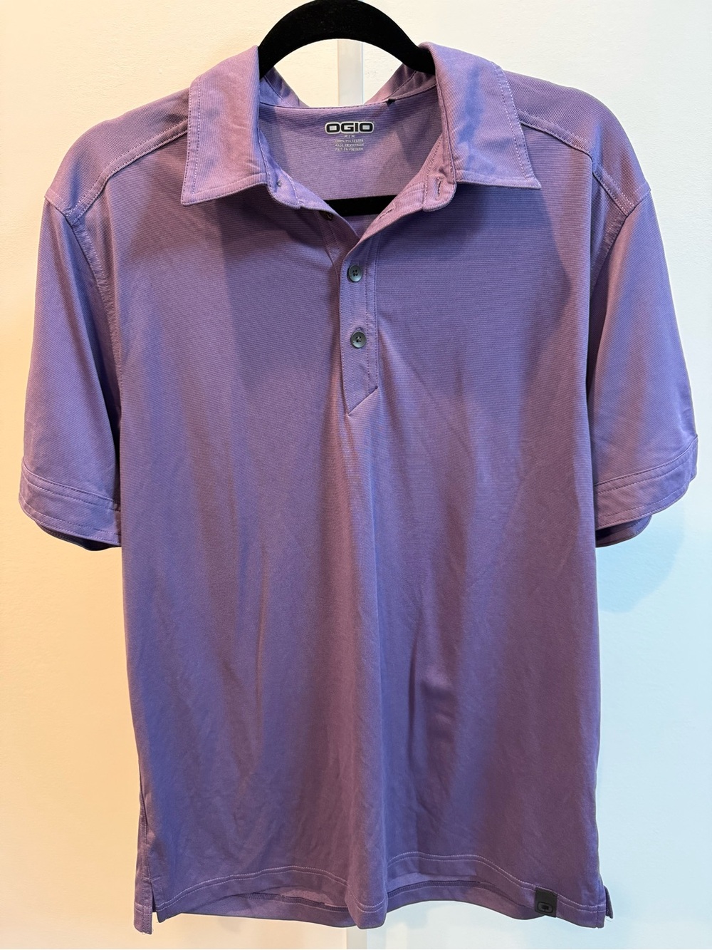OGIO Performance Golf Men's Purple Lavander  Polo Shirt Size M